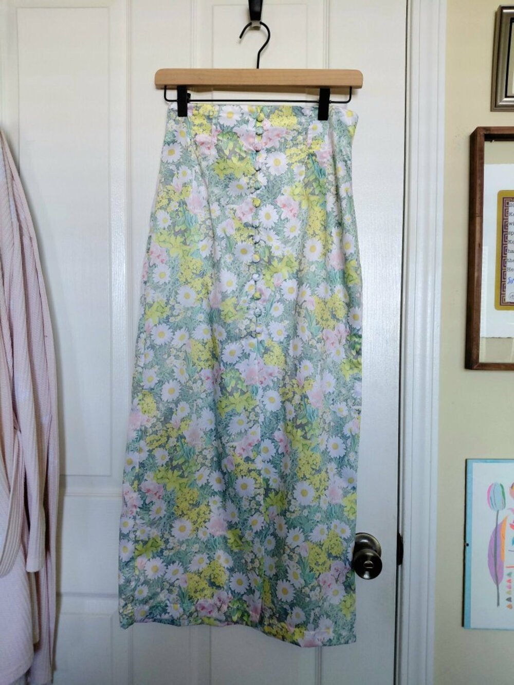 Zara floral skirt